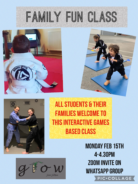 Community class, family friendly with Big kids welcome too